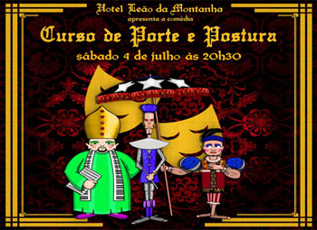 Comédia musical - Curso de Porte e Postura