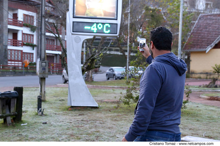 Frio e Geada em Campos do Jordão