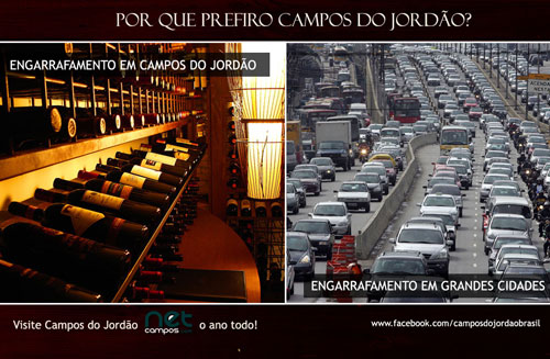 Engarrafamento em Campos do Jordão Engarrafamento em Campos do Jordão