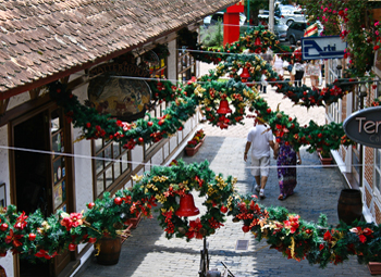 Boulevard Geneve enfeitado para Natal